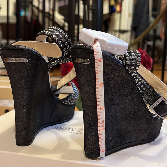 Jimmy Choo Black platforms sandals size 39. Brand new never ever used. Good deal - Picture 3 of 9